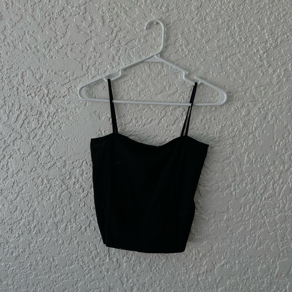 Black tank top